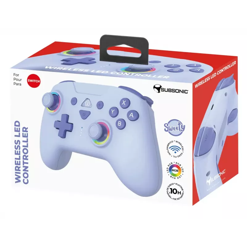 Gamepad Subsonic 147436 blauw RF Nintendo Switch draadloos 10h accu