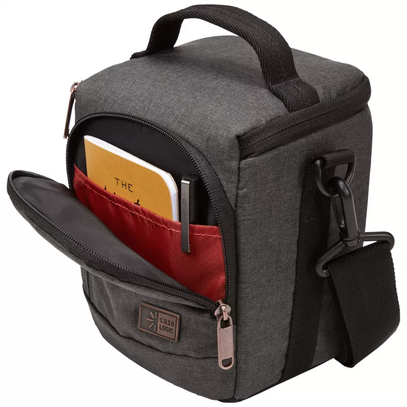 Case Logic Era CECS-102 Obsidian toploader-tas grijs