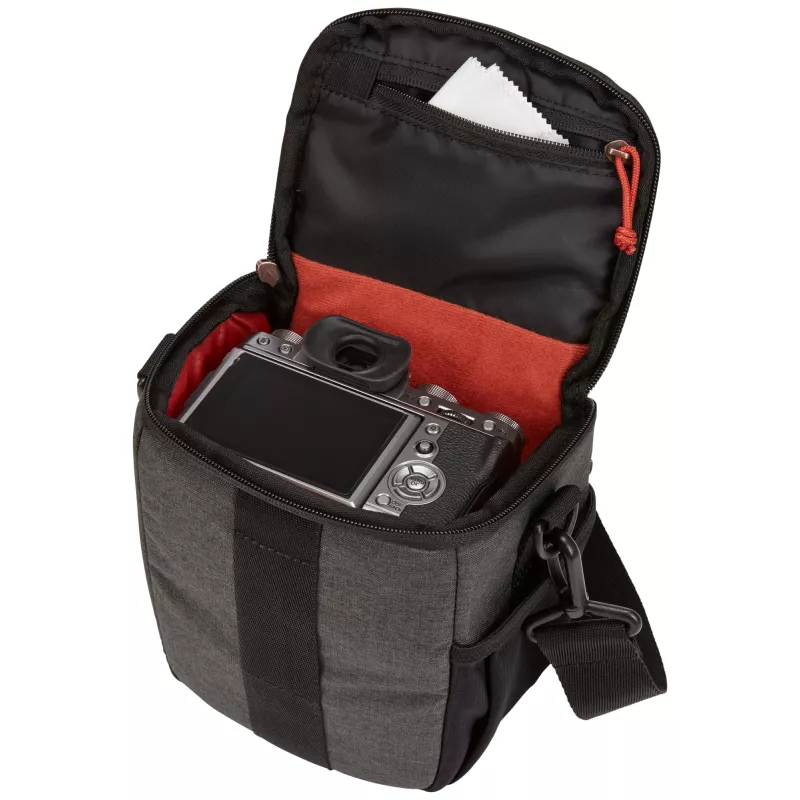Case Logic Era CECS-102 Obsidian toploader-tas grijs