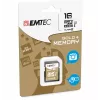 Flashgeheugen Emtec 16 GB SDHC klasse 10 goud