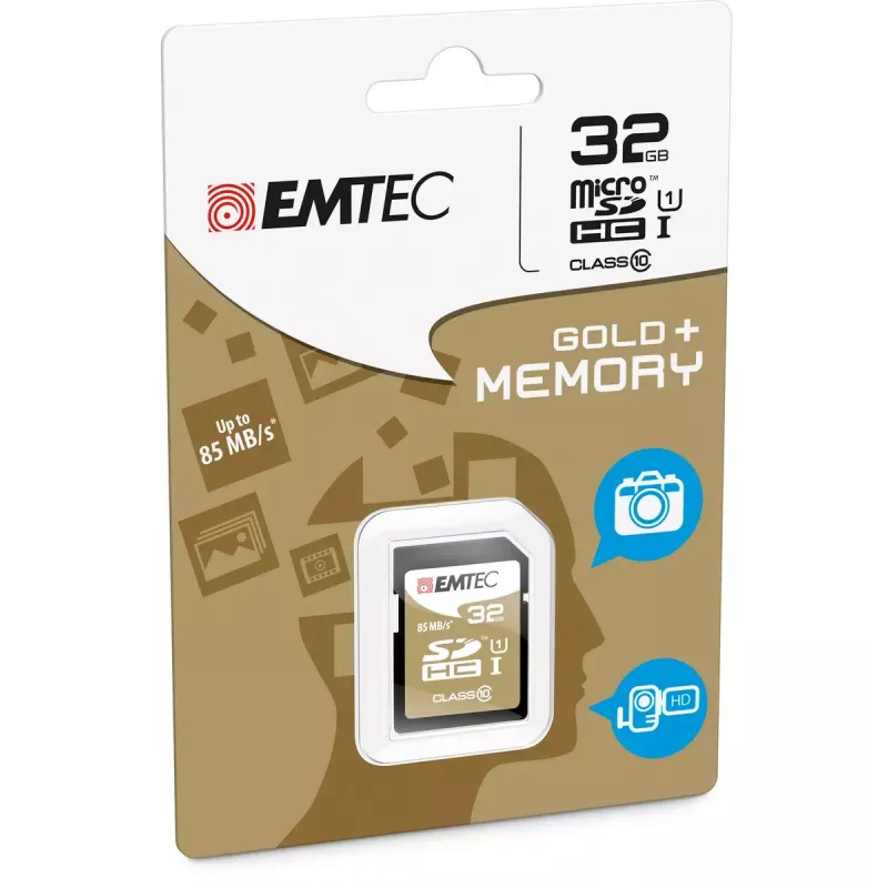 Geheugenkaart Emtec 32 GB SDHC Class 10 ECMSD32GHC10GP