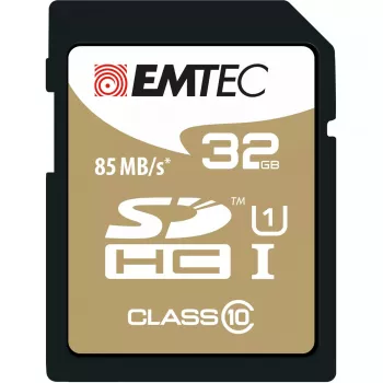 Geheugenkaart Emtec 32 GB SDHC Class 10 ECMSD32GHC10GP