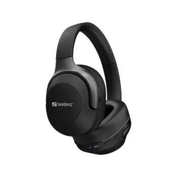 Sandberg Wireless Travel Headset ANC+ENC, draadloos, gesprekken/muziek, 228 g, headset, zwart