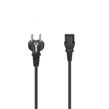 Hama 00200738 stroomkabel zwart 2,5 m netstekker Type C C14-koppeling