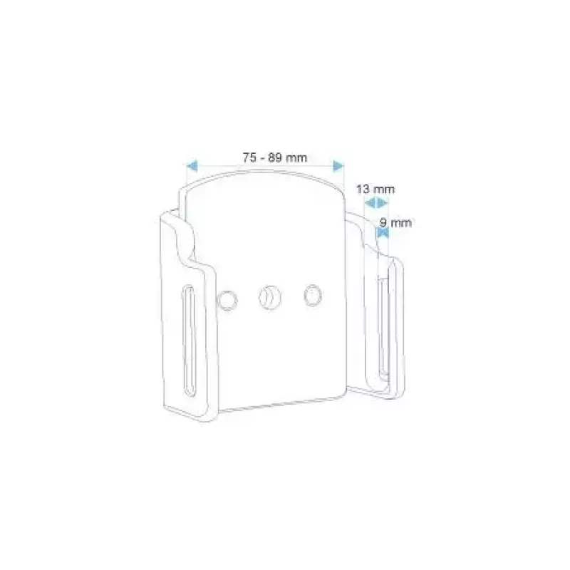 Passieve houder Brodit 511483 mobiele telefoon/smartphone zwart
