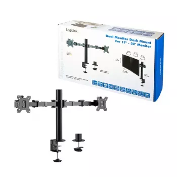 Monitorhouder LogiLink BP0106 32 inch tafel zwart