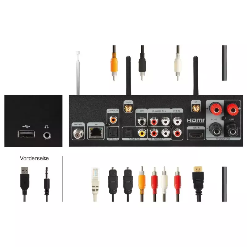 Internetradio Imperial DABMAN i560 CD digitaal 60W DAB+