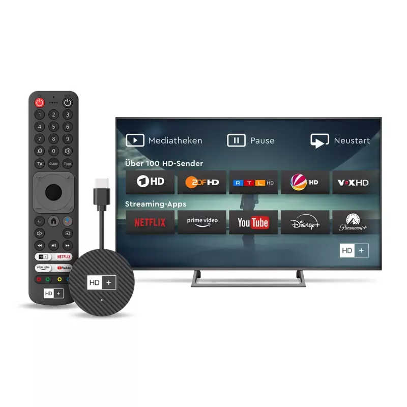 HD+ Smart TV-dongle HDMI 4K Ultra HD Android zwart 32GB