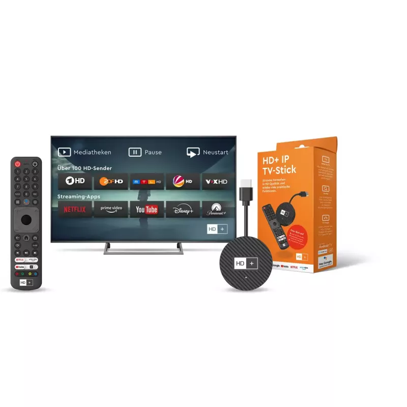 HD+ Smart TV-dongle HDMI 4K Ultra HD Android zwart 32GB