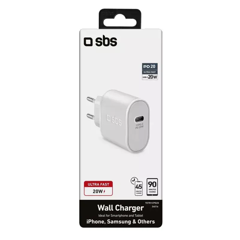 Power Charger SBS 20W Power Delivery oplader