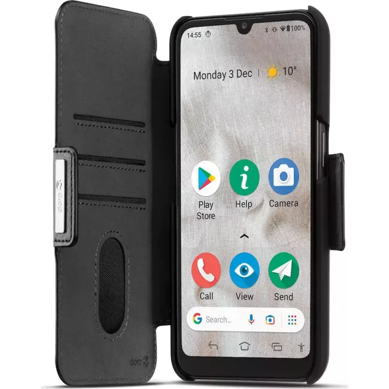 telefoonhoesje Bigben Connected DOROFOLIO8100N zwart voor Doro 8100/8110