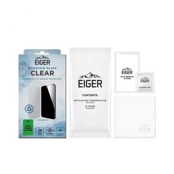 schermbeschermingsfolie EIGER Mountain Glass Clear iPhone 15/15 Pro gehard glas