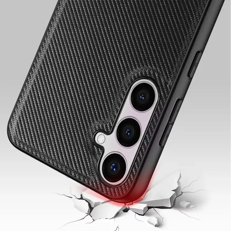 telefoonhoesje Nevox StyleShell NYLO Samsung Galaxy S24 Plus zwart 16,8 cm