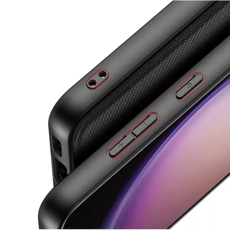 telefoonhoesje Nevox StyleShell NYLO Samsung Galaxy S24 Plus zwart 16,8 cm