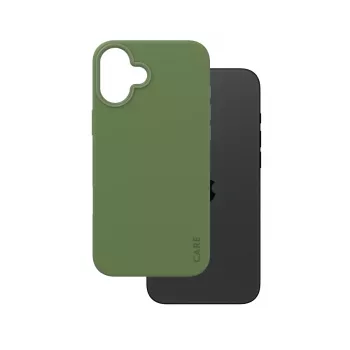 PanzerGlass CARE™ by ® Case groen met MagSafe iPhone 16 Plus, cover, Apple, Apple - iPhone 16 Plus, groen