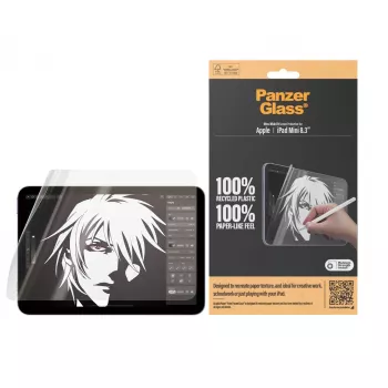PanzerGlass ® GraphicPaper® schermbeschermingsglas iPad Mini 8.3'' (2021, 2024) | Ultra-Wide Fit