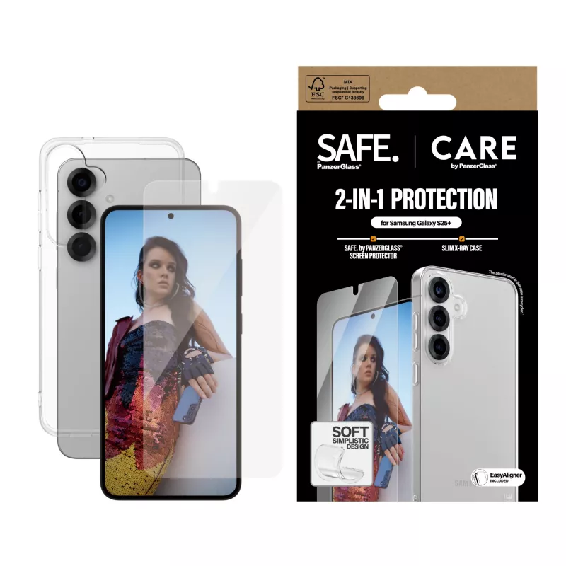 PanzerGlass CARE by Fashion 2-in-1 bundel Samsung Galaxy S25+