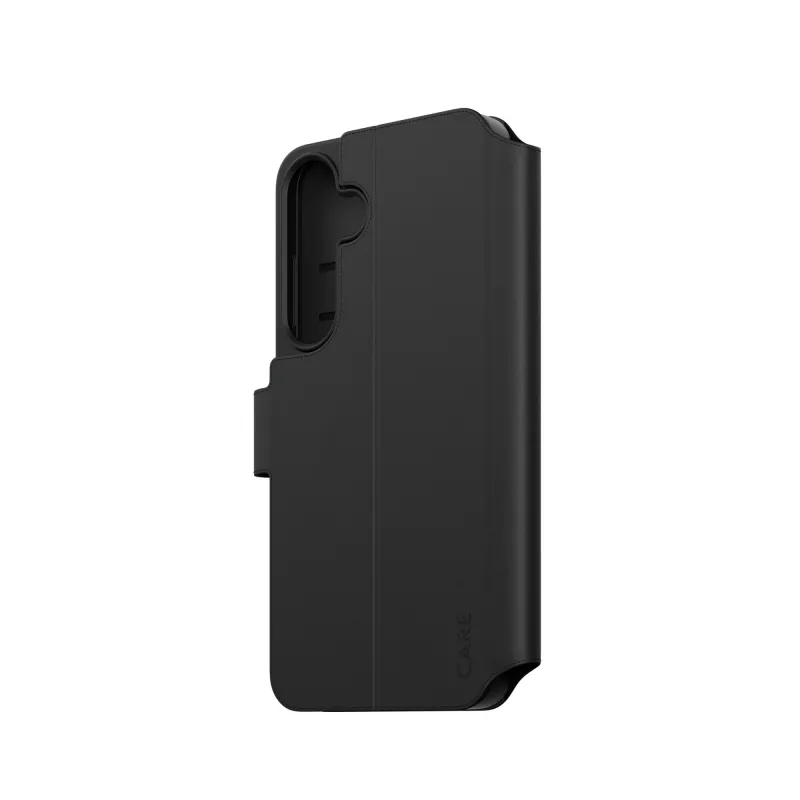 PanzerGlass CARE Feature flipcase met standaard voor Samsung Galaxy S25+, zwart