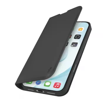 Wallet-hoes SBS TEWALIP1763K voor iPhone 17 zwart met tafelstandaard