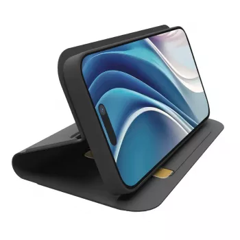 Wallet Case SBS TEWALIP1763PK voor iPhone 17 Pro zwart met standfunctie