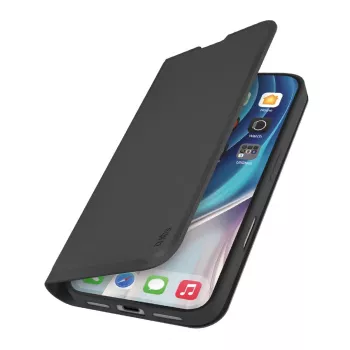 Wallet Case SBS TEWALIP1763PK voor iPhone 17 Pro zwart met standfunctie
