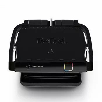Contactgrill Tefal OptiGrill Elite GC7508 zwart thermoplast rechthoekig
