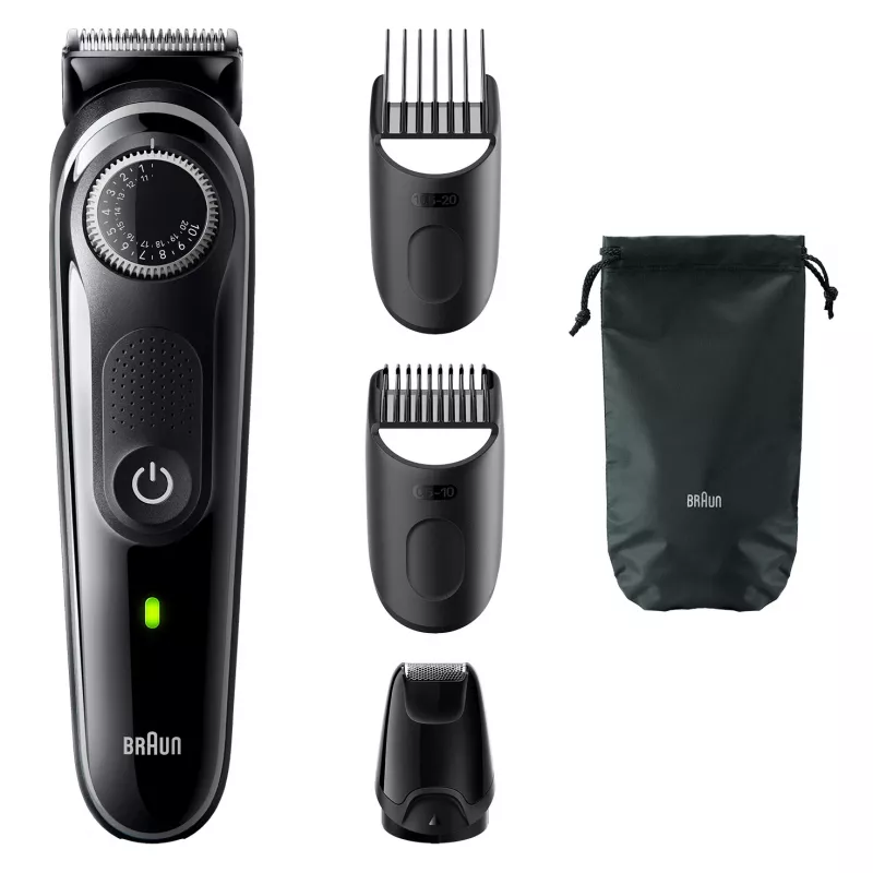 Braun BeardTrimmer 3 baardtrimmer 3 BT3440, wasbaar, batterij, zwart