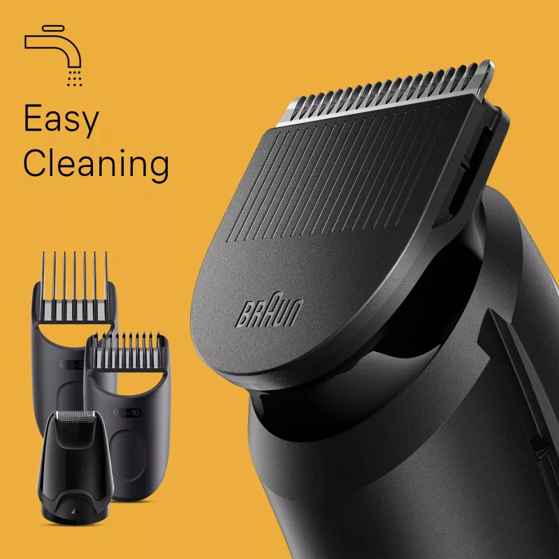 Braun BeardTrimmer 3 baardtrimmer 3 BT3440, wasbaar, batterij, zwart