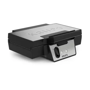 Wafelijzer KRUPS FDK2 — 2 wafels, vierkante platen, 850 W, zwart