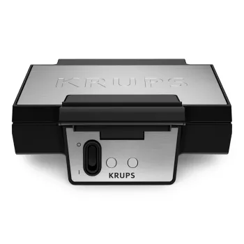 Wafelijzer KRUPS FDK2 — 2 wafels, vierkante platen, 850 W, zwart