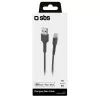 Lightning naar USB-A kabel SBS Mobile TECABLEUSBIP589K – 1 m, USB 2.0, zwart