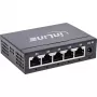 InLine Gigabit-netwerkswitch 5-poorts, 1 Gb/s, desktop, metalen behuizing, ventilatorloos