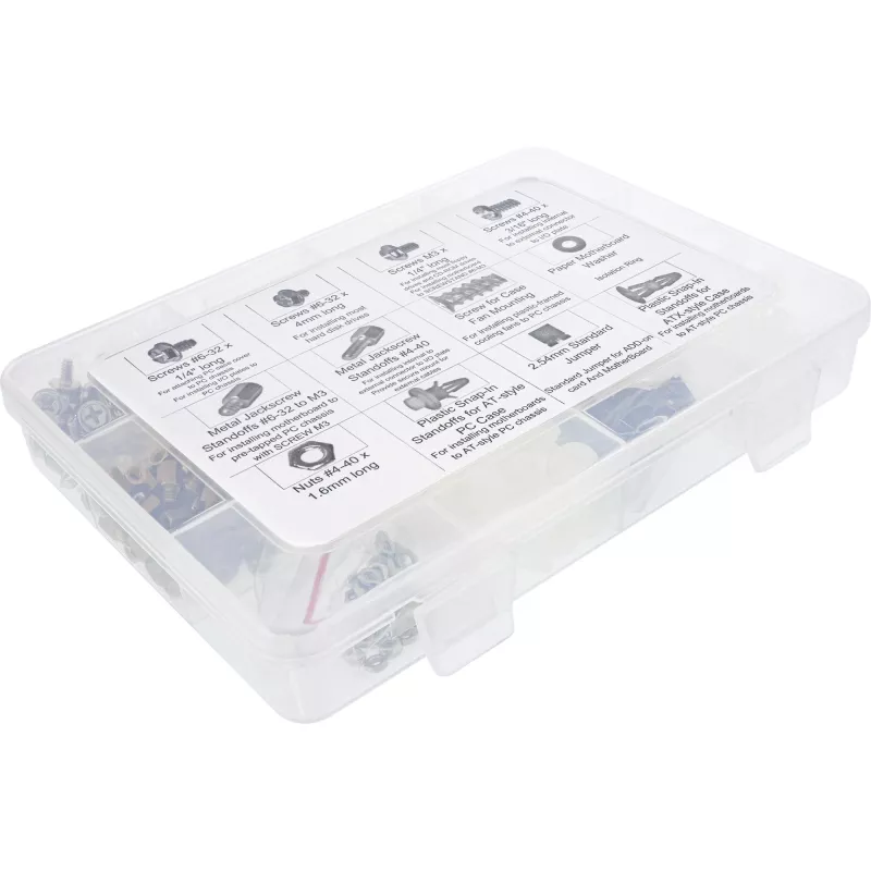 InLine pc-/serverschroevenset in etui met in totaal 550 stuks