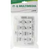 InLine pc-/serverschroevenset in etui met in totaal 550 stuks