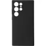 eSTUFF Madrid ES673202-BULK Silk Touch siliconen hoesje voor Samsung Galaxy S23 Ultra, zwart