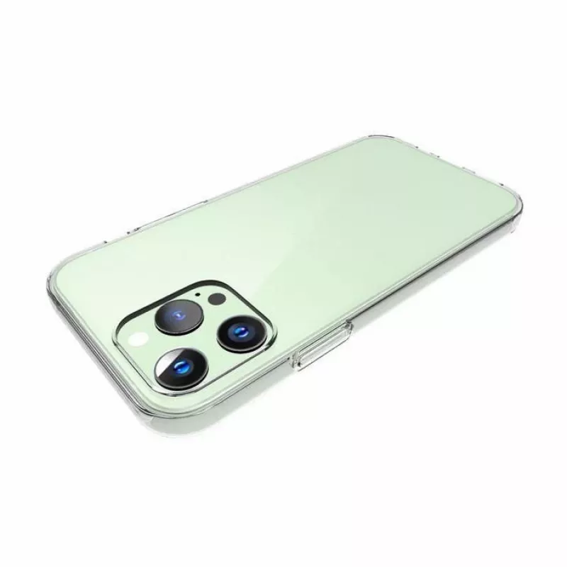 eSTUFF London ES67100003-BULK achterkant voor Apple iPhone 13 Pro, TPU, transparant