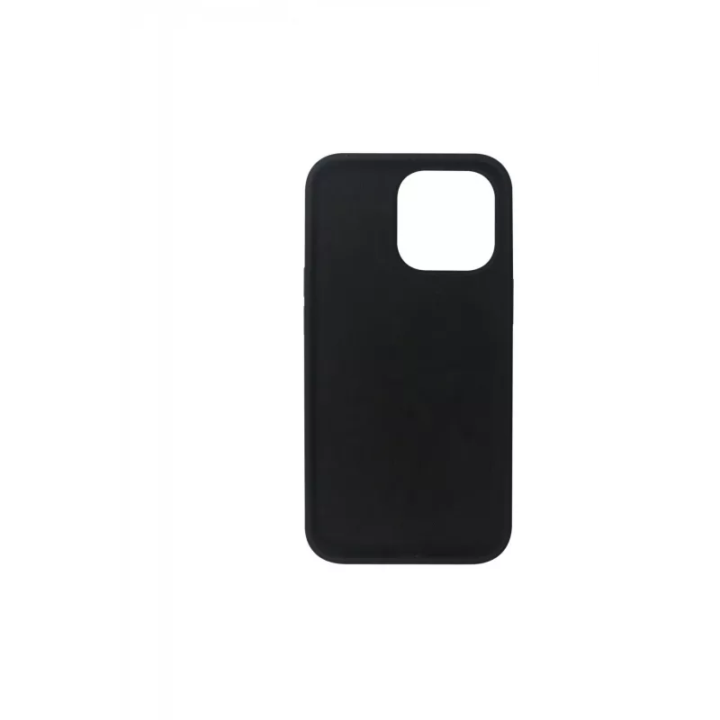 eSTUFF Madrid ES67120003 achterkant voor Apple iPhone 13 Pro, siliconen, zwart