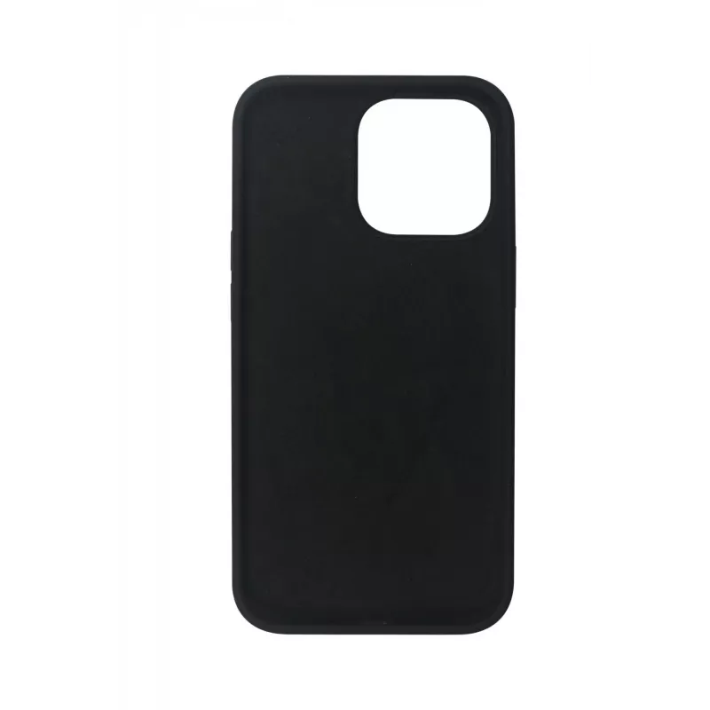 eSTUFF Madrid ES67120004 achterkant voor Apple iPhone 13 Pro Max, siliconen, zwart