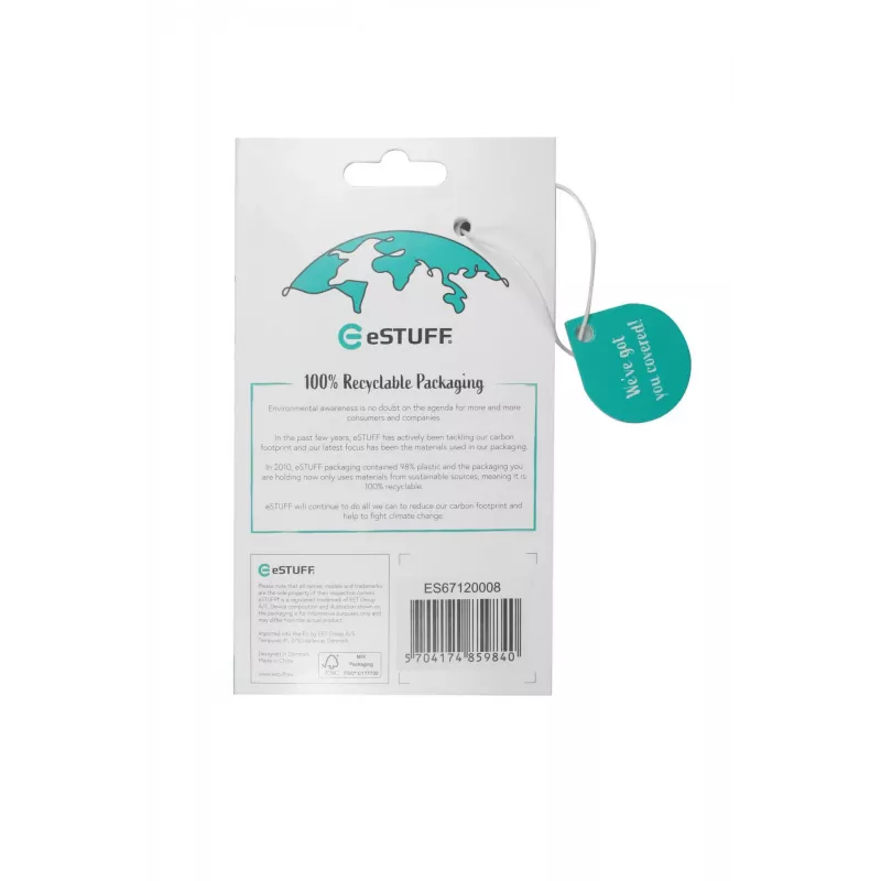 eSTUFF ES67120008 telefoonhoesje 17 cm (6,7 inch) hoesje zwart