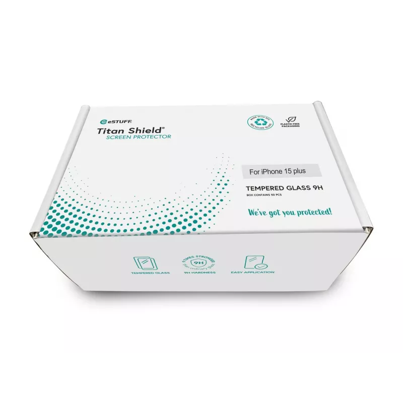 eSTUFF ES501411-50BULK beeldschermbescherming/achterkantbescherming voor telefoon heldere beeldschermbescherming Apple 1 stk.