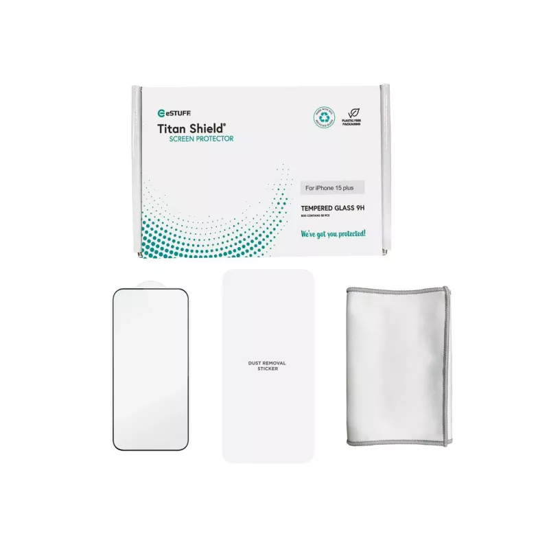eSTUFF ES501411-50BULK beeldschermbescherming/achterkantbescherming voor telefoon heldere beeldschermbescherming Apple 1 stk.