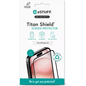 Heldere beeldschermbeschermfolie eSTUFF ES501431 Apple iPhone 17/17 Pro/16 Pro krasbestendig stootvast