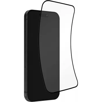 eSTUFF INFINITE iPhone 16 Pro/17 EcoFlex beeldschermbeschermfolie met papieren installatieschaal. Titan Shield
