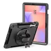 eSTUFF OHIO Defender hoesje voor Samsung Galaxy Tab S10 Lite/S10 FE/S9 FE/S9, zwart (ES68105002-BULK)