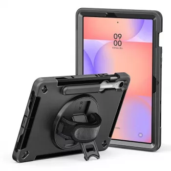 eSTUFF OHIO Defender hoes voor Samsung Galaxy Tab S10 Lite/S10 FE/S9 FE/S9, zwart (ES68105002-BULK)