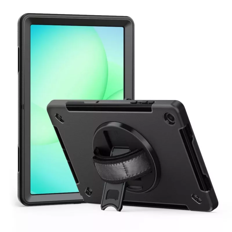 eSTUFF OHIO Defender beschermhoes voor Samsung Galaxy Tab A11+, met handlus, ES68105013-BULK