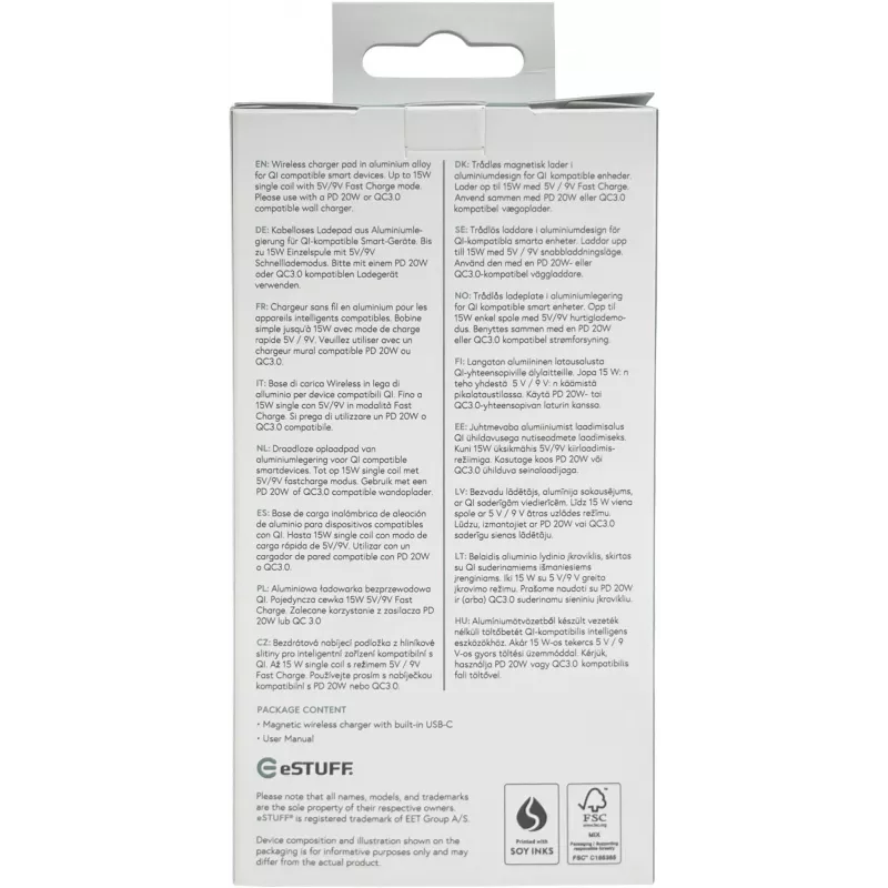 Mobiele oplader eSTUFF ES638300 kabellengte 1,2 m