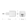 dbramante1928 re-charge Pro - EU-oplader USBC30W+USBA18W-W