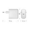 dbramante1928 re-charge Pro - EU-wandlader USB-C 65 W - wit, binnen, AC, wit