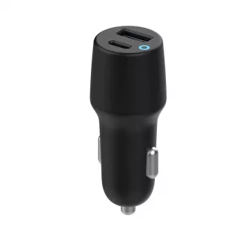 eSTUFF ES631031 mobiele oplader voor mobiele telefoons zwart sigarettenaansteker snelladen auto